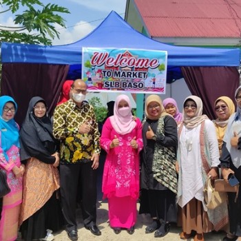 SLB Baso Mengadakan Launching Market day Sebagai Projek Prof
